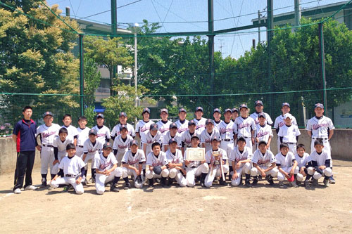 荏田南中学校野球部一同　懐かしい顔がいっぱい！